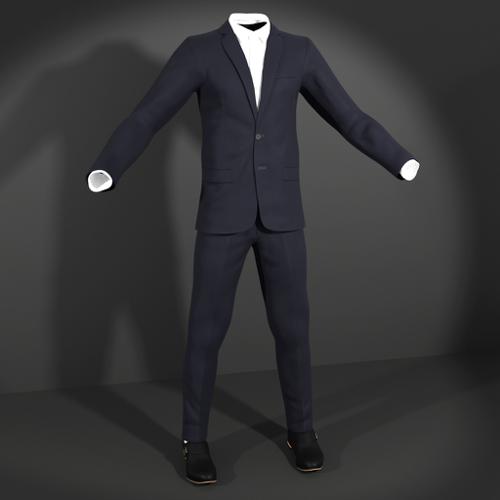 Kamden Suit with Monk strap shoes preview image